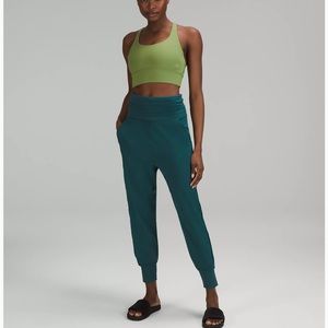 lululemon Align Super-High-Rise Ribbed-Waist Jogger
Full Length in Green Jasper